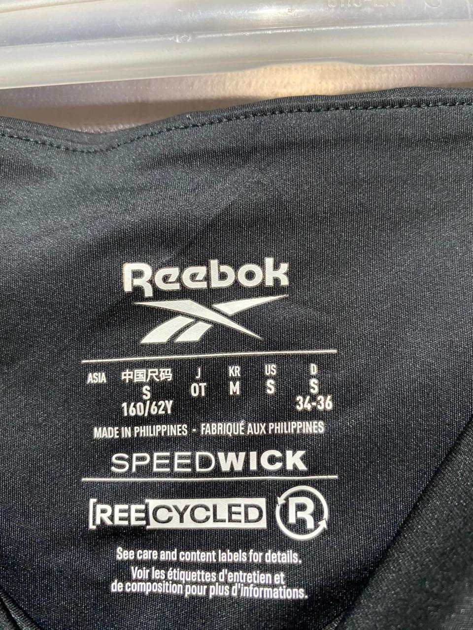 REEBOK|S|WAIST 24|WOMEN'S BLACK HIGH-RISE SCULPTING PERFORMANCE LEGGINGS