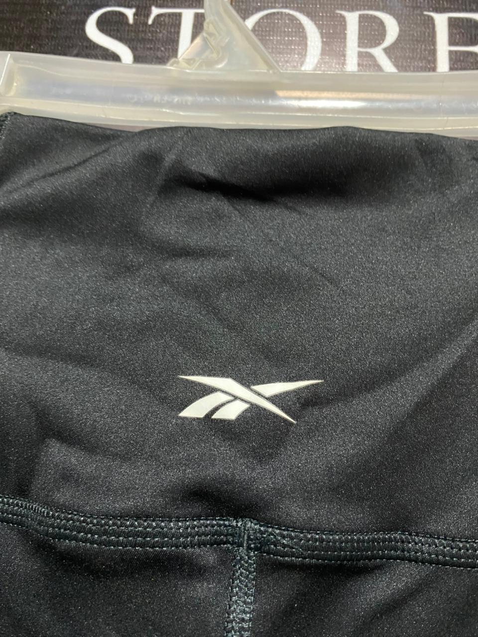 REEBOK|S|WAIST 24|WOMEN'S BLACK HIGH-RISE SCULPTING PERFORMANCE LEGGINGS