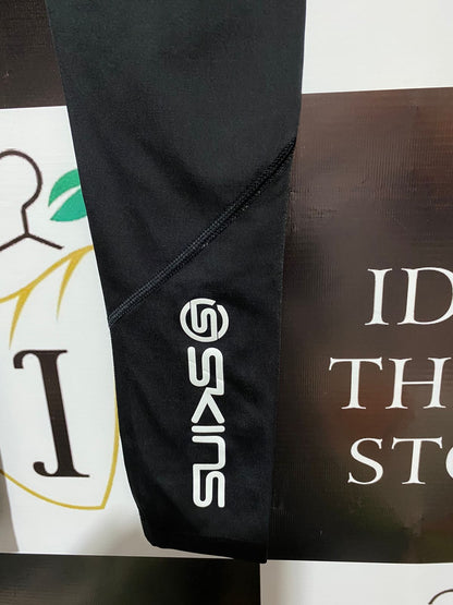 SKINS|M|WAIST 24|BLACK COMPRESSION LEGGINGS
