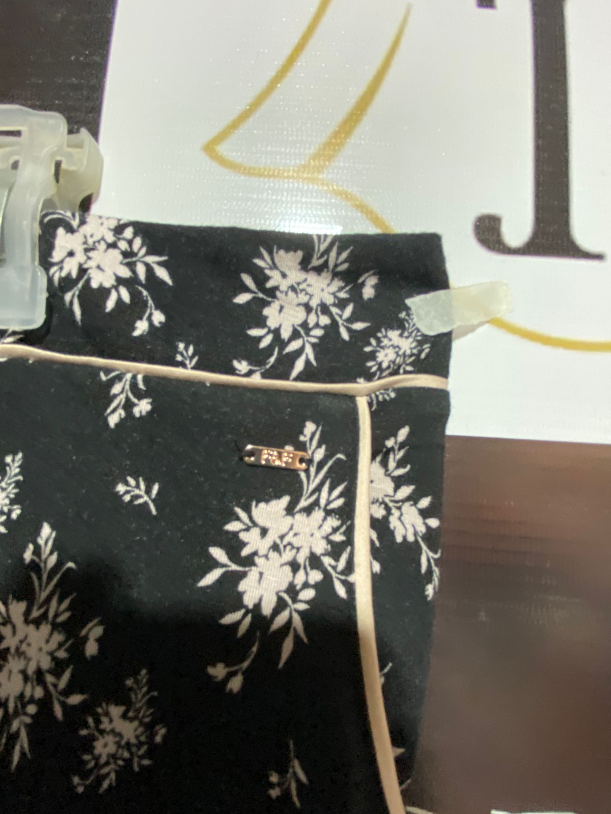 F&F SIGNATURE|XL|WAIST 34| WOMEN'S FLORAL PRINT ALESSIA CORDUROY PANTS