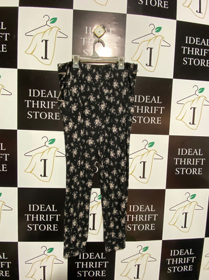 F&F SIGNATURE|XL|WAIST 34| WOMEN'S FLORAL PRINT ALESSIA CORDUROY PANTS