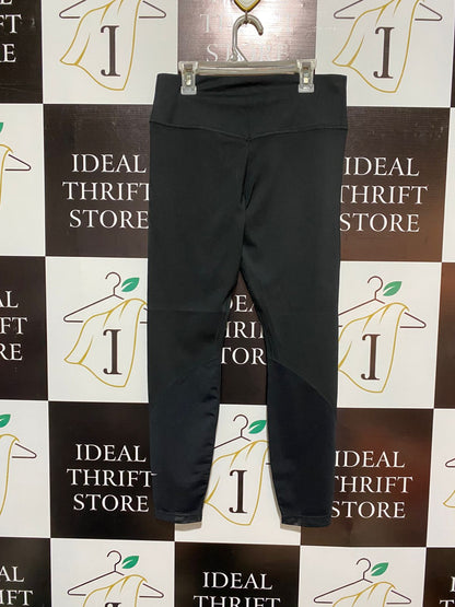 NIKE DRIFIT|M|WAIST 28|WOMEN'S BLACK HIGH-WAISTED SEAMLESS ATHLETIC LEGGINGS