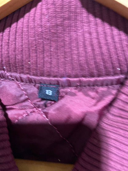 Burgundy Bomber Jacket |S|BUST 20|