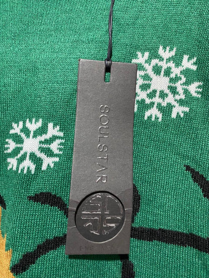 SOUL STAR|L|BUST 21| Christmas Sweater Featuring A Graphic