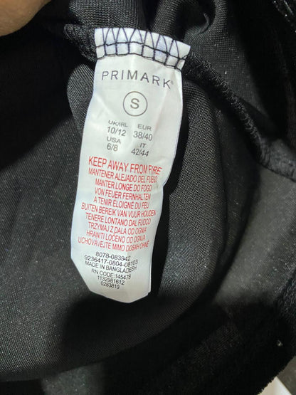 PRIMARK|S|BUST 14|Mango Asymmetrical Velvet Top with Rhinestones