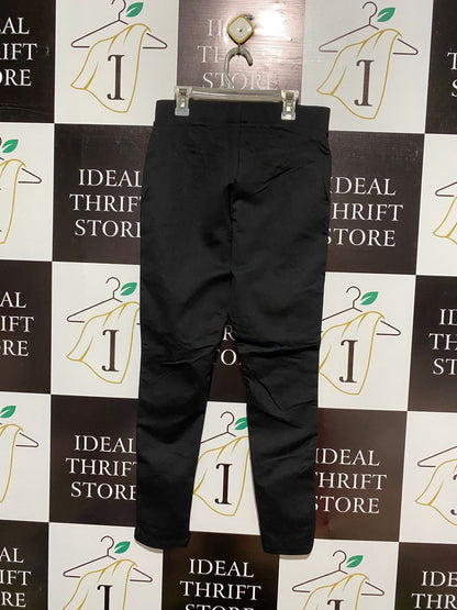 F&F |M| WAIST 28|Black Pants with Gold Zip Pockets