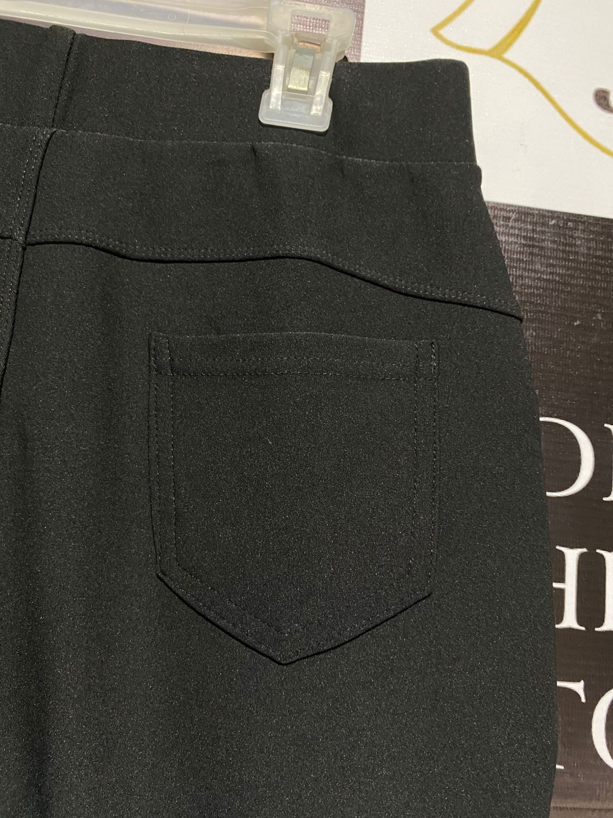 YU & ME |M|WAIST 28| Women's Slim Fit Pants with Faux Front Zippers