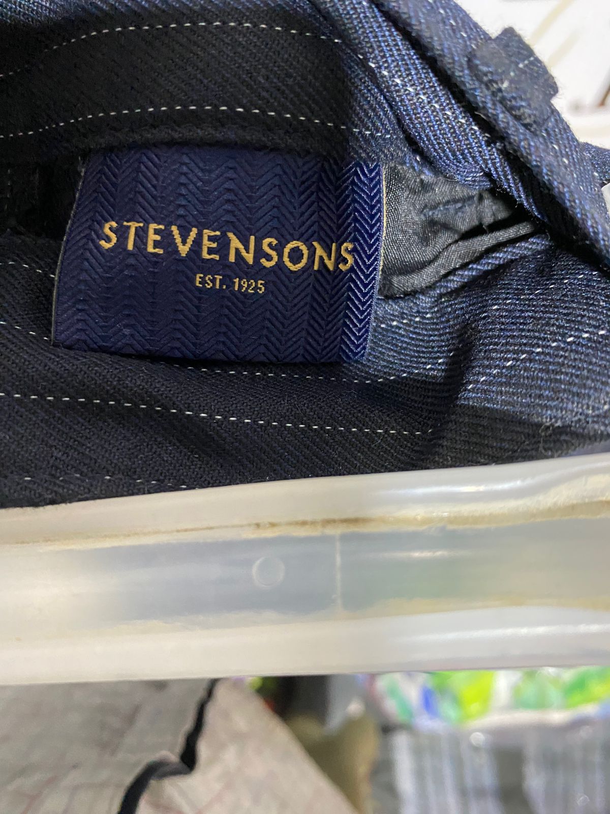 STEVEN SONS |S| WAIST 26| Classic Fit Navy Pinstripe Formal Pants