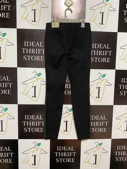 ZARA |S| WAIST 26| Fashion stretch leggings with exposed front zipper