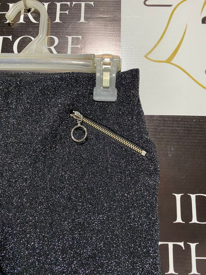 RIVER ISLAND |S| WAIST 24| Women's Treggings with Faux Gold Zippers