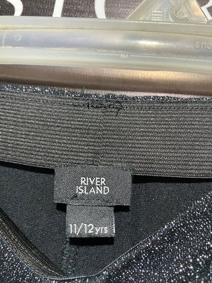 RIVER ISLAND |S| WAIST 24| Women's Treggings with Faux Gold Zippers