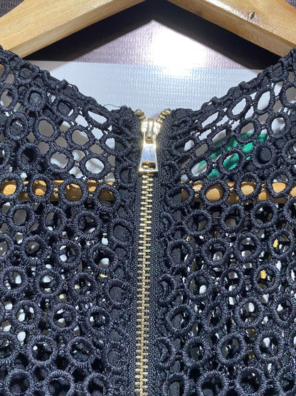 RIVER ISLAND |L| BUST 18| Divine Avenue Black & White Lace Cocktail Dress