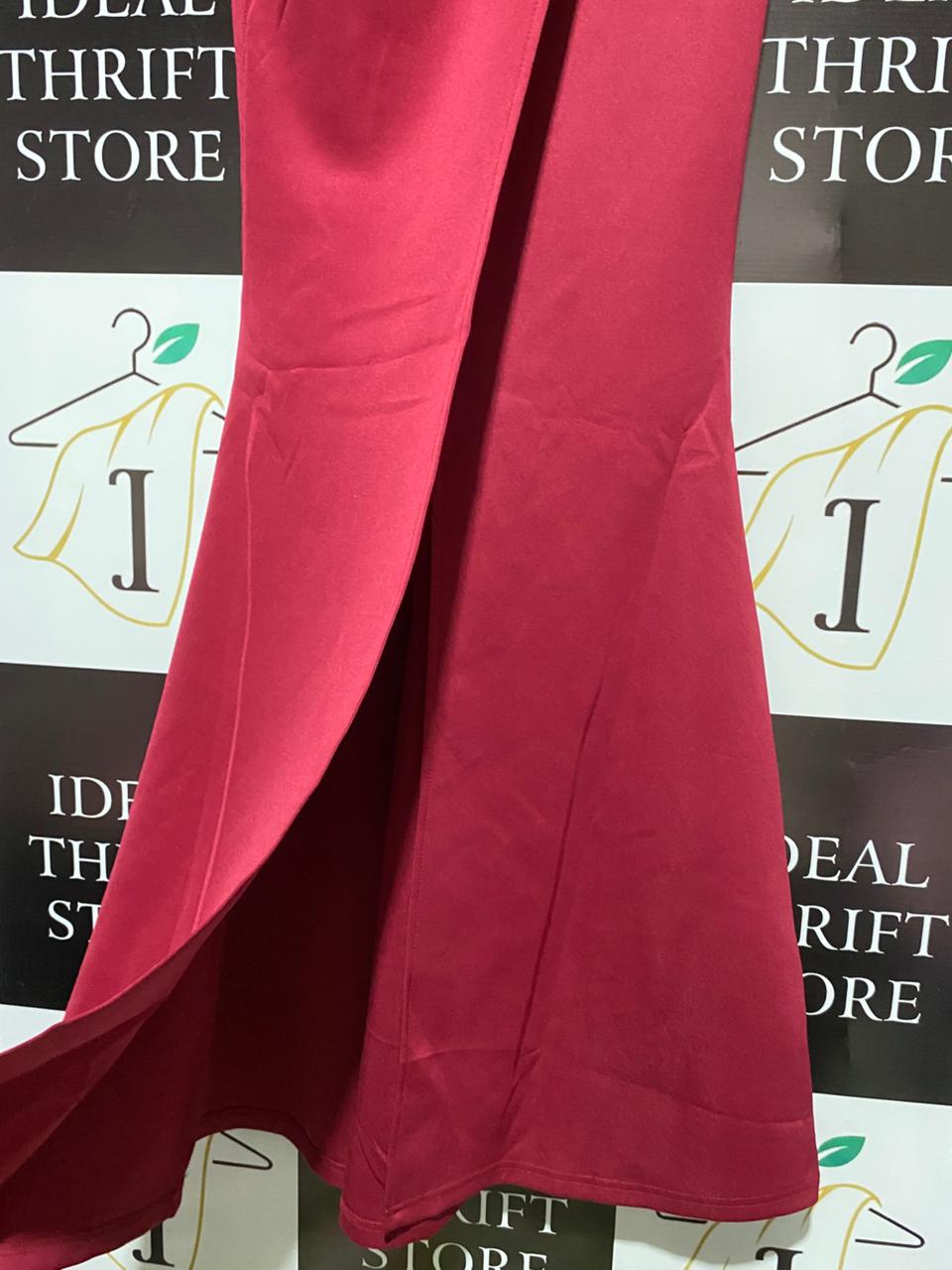 SHEIN |S| BUST 16|C4| The Crimson Evening Gown Dress