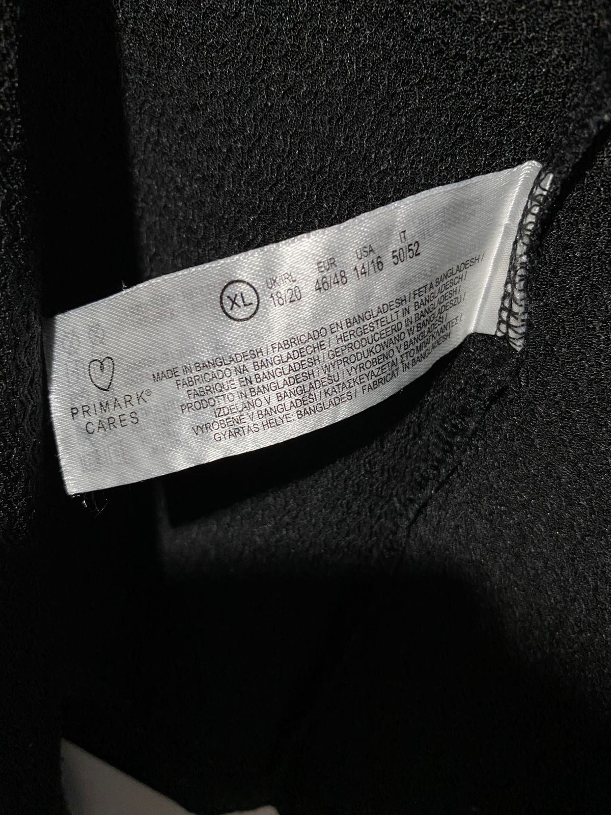 PRIMARK CARES |XL| BUST 22| C5| Black Midi Dress Dorothy Perkins