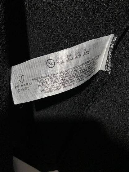 PRIMARK CARES |XL| BUST 22| C5| Black Midi Dress Dorothy Perkins