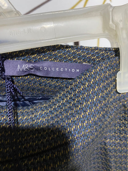 M&S COLLECTION |L\XL| WAIST 34| Black and White Checked Pencil Skirt