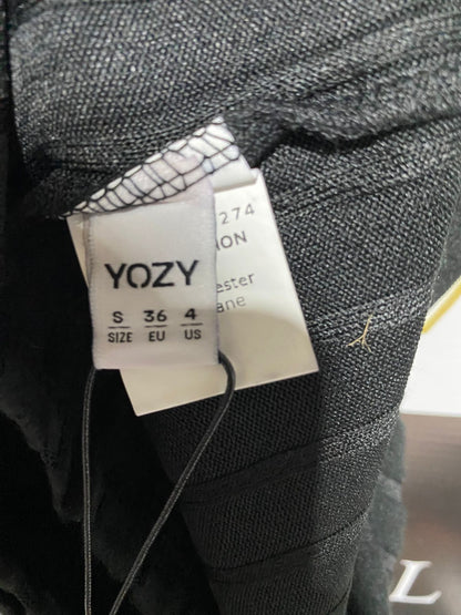 YOZY |S| BUST 23| Black Longline Cardigan