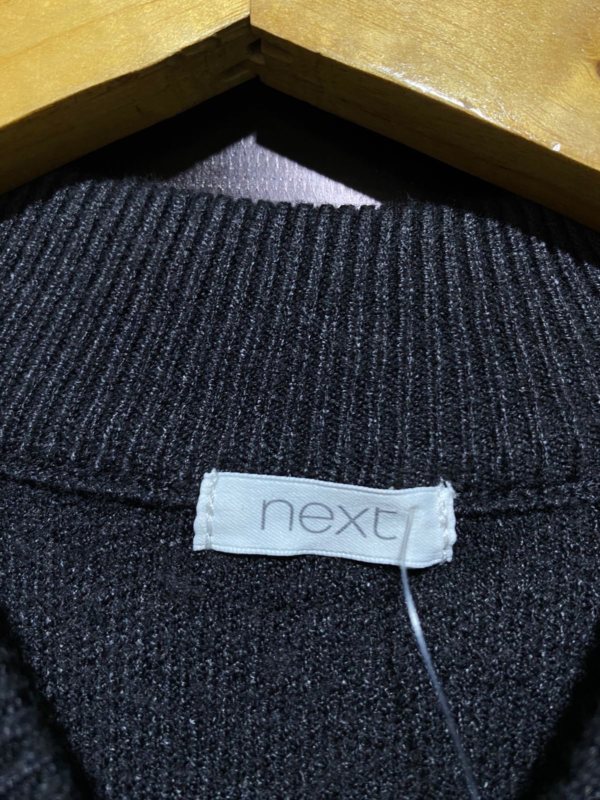 NEXT |M|BUST 18|  Dark Grey Knit Sweater Dress