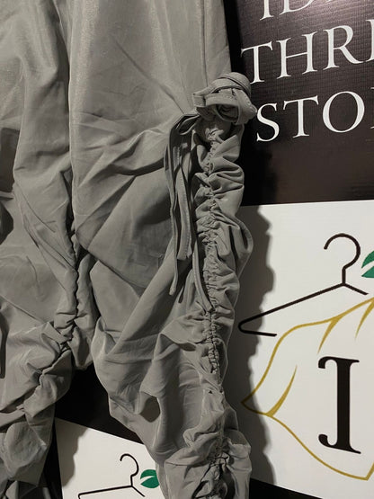 SHEIN |XS| WAIST 22| Grey Parachute Cargo Pants