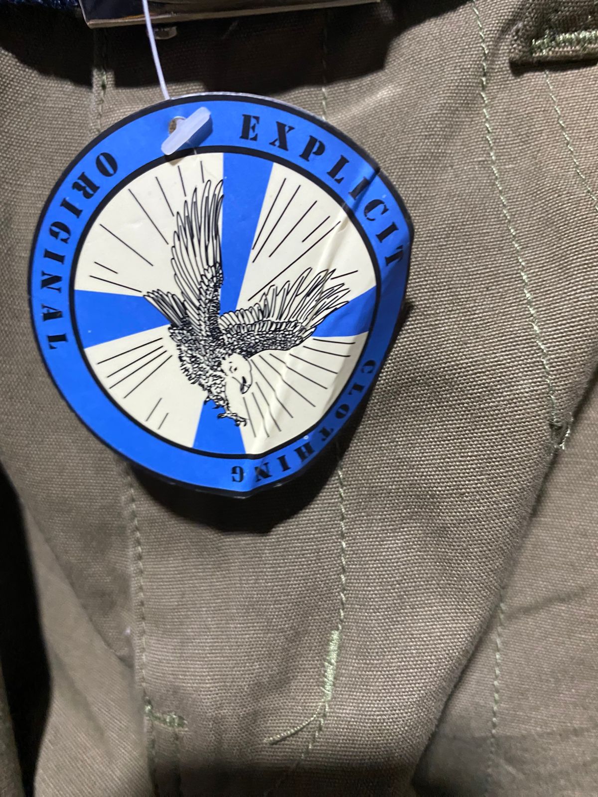 EXPLICIT |M| WAIST 32| Olive Green Wide-Leg Cargo Pants