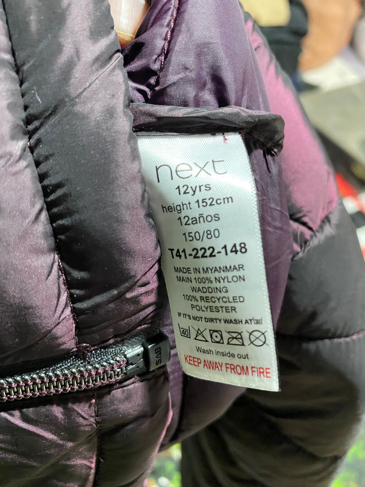 NEXT |S| BUST 18| Faith Original Quilted Down Jacket