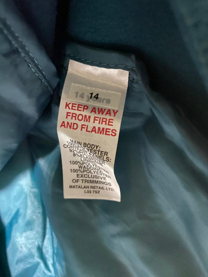 SOULUXE |S/M| BUST 19| Dark Teal Hooded Sports Gilet