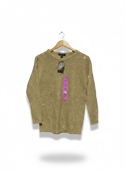 ATMOSPHERE |M| BUST 17| Gold Knit Sweater