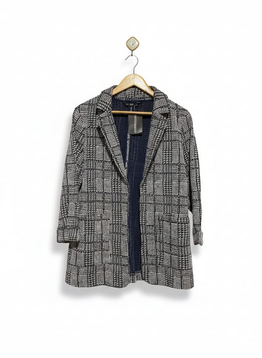 F&F| L |BUST 22|Plaid Knit Blazer