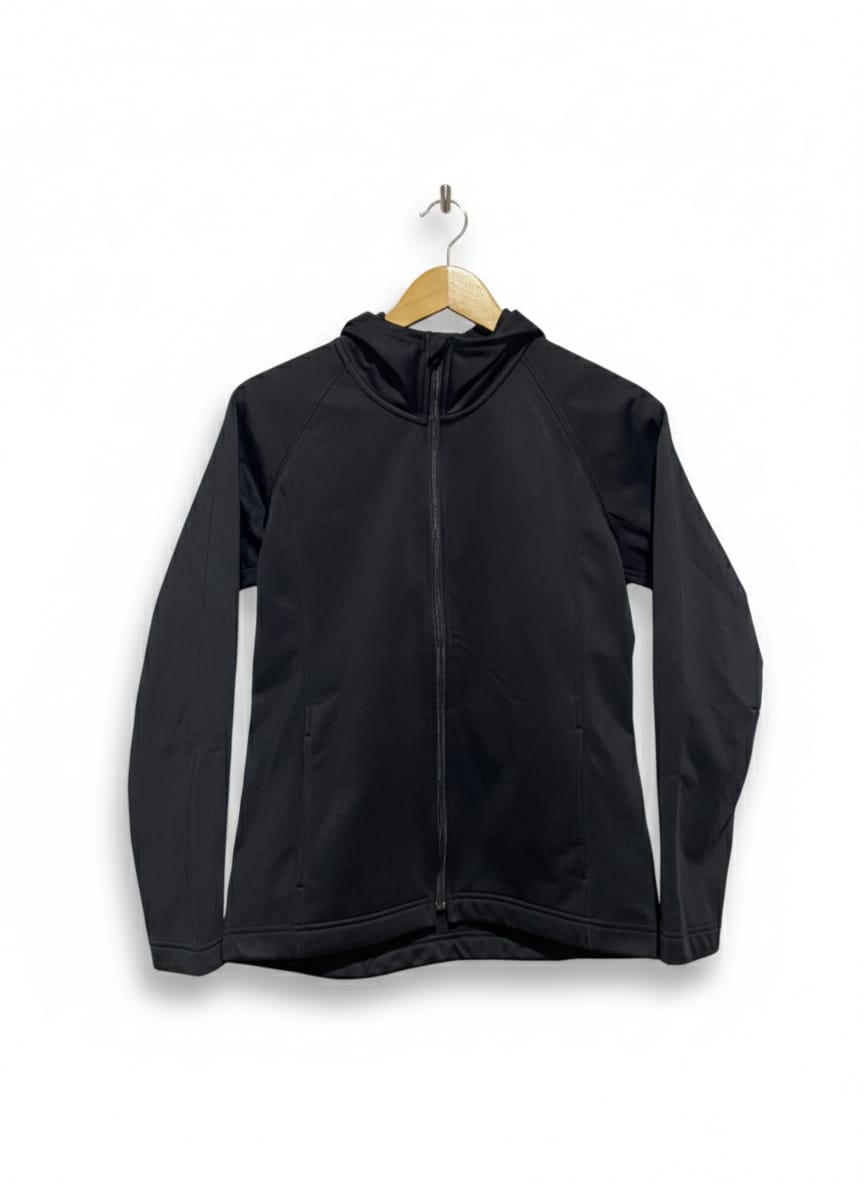 UNIQLO |M| BUST 18| Black Full-Zip Athletic Jacket