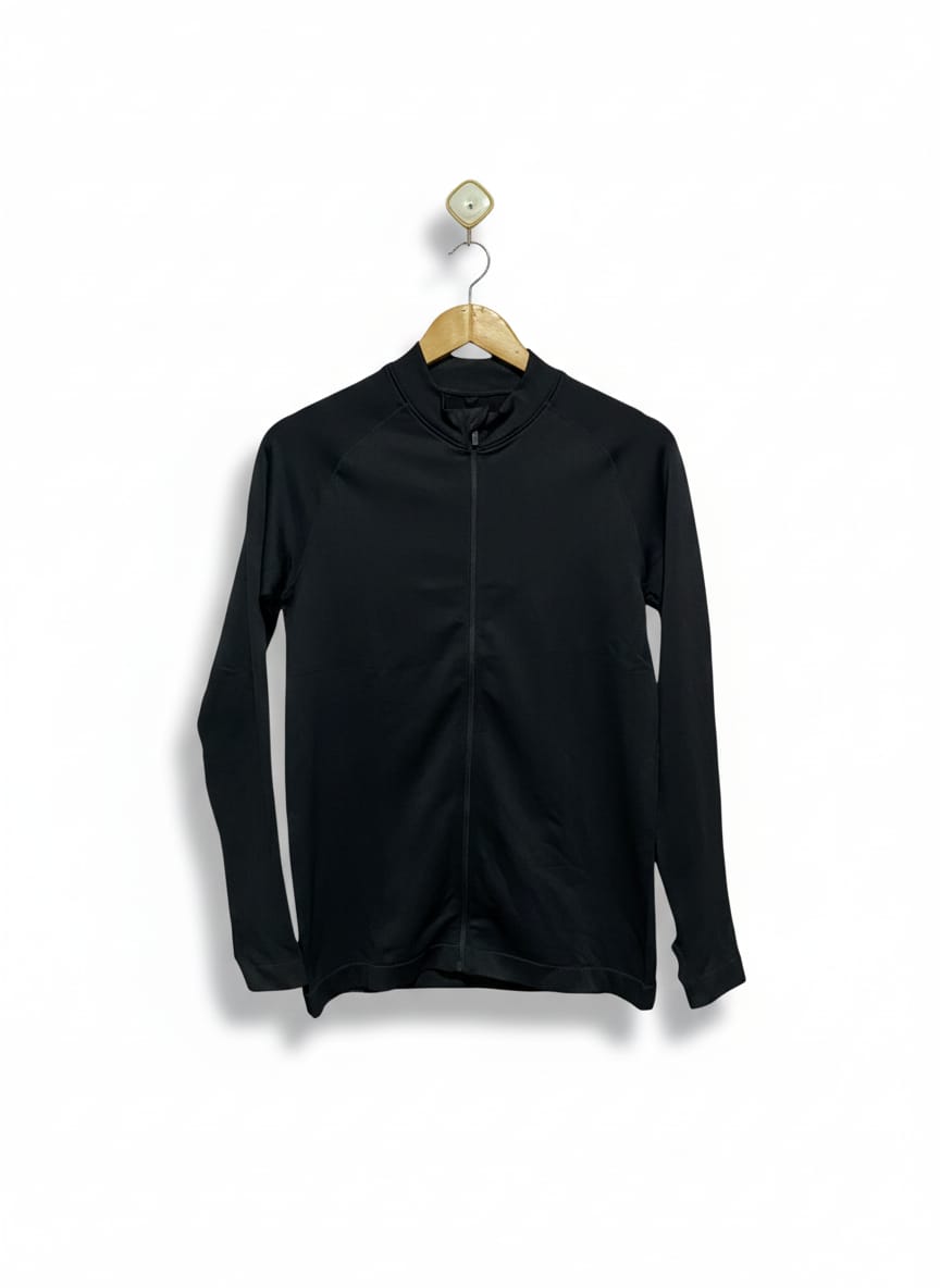 PRIMARK |M| BUST 17| Black Full-Zip Athletic Jacket