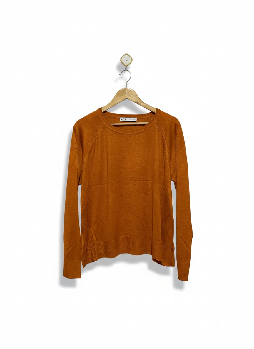 ZARA |L| BUST 22| Lightweight Crewneck Sweater