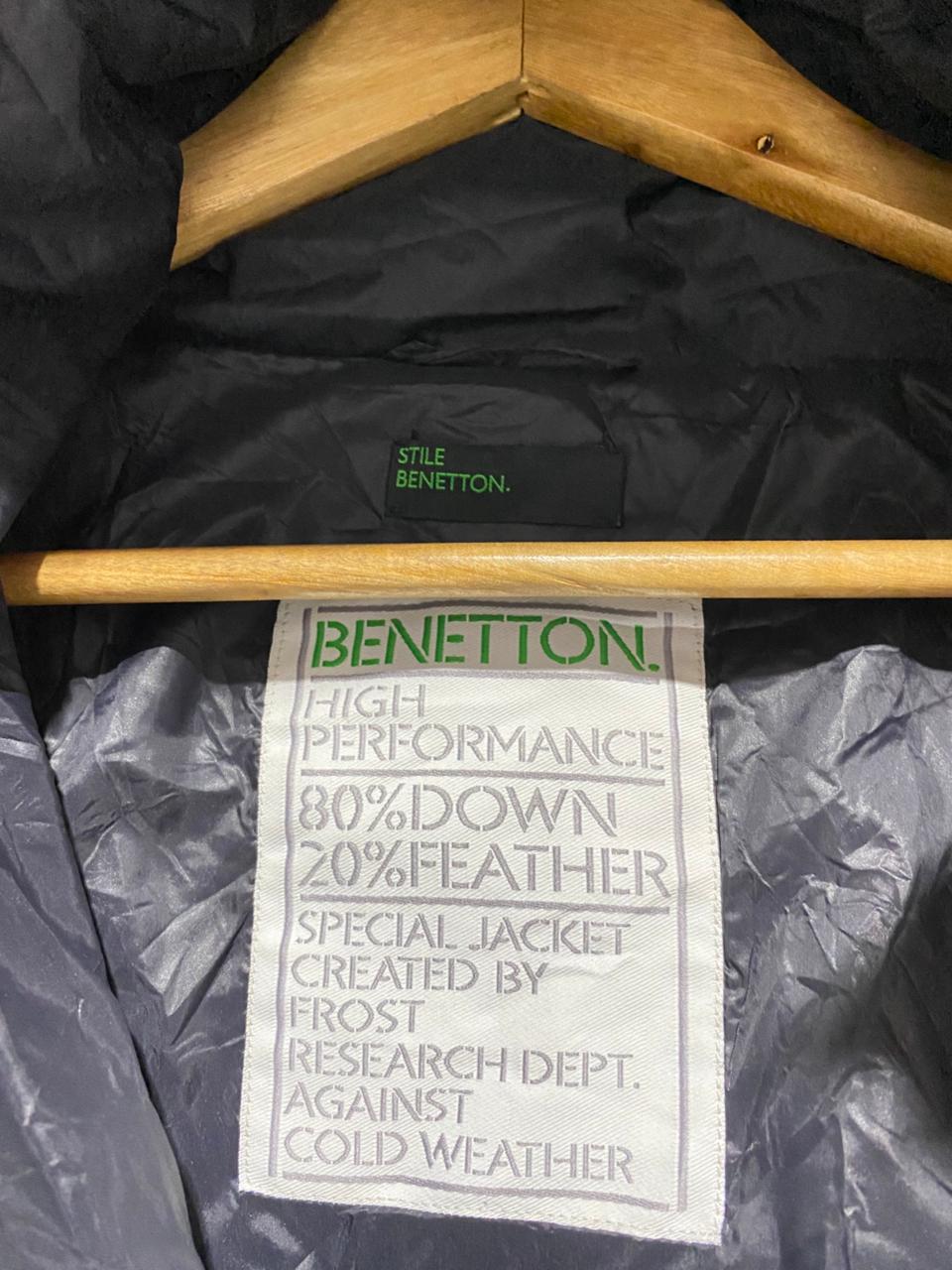 BENETTON |M/L| BUST 19| Women's Hooded Puffer Jacket