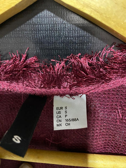 DIVIDED H&M |S| BUST 20| Women's Short Faux Fur Jacket
