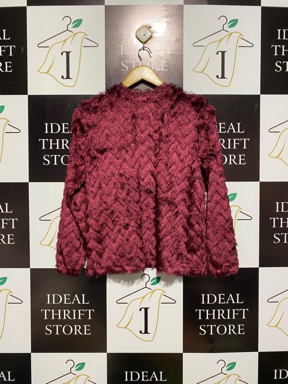 DIVIDED H&M |S| BUST 20| Women's Short Faux Fur Jacket
