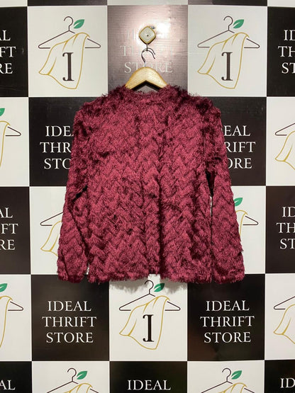 DIVIDED H&M |S| BUST 20| Women's Short Faux Fur Jacket