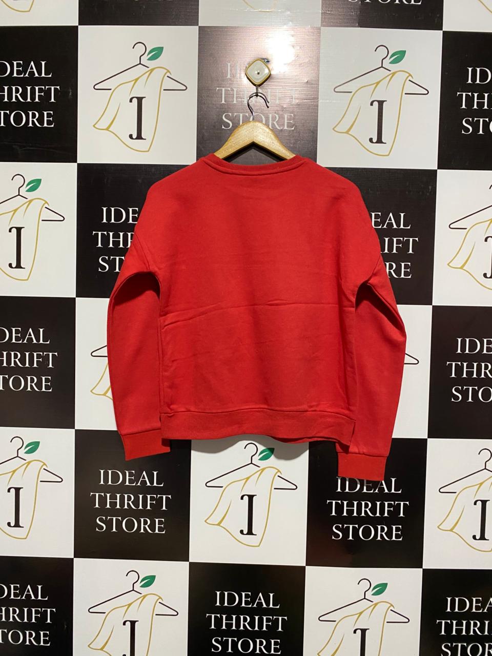 DISNEP AT PRIMARK |L| BUST 22| Red Mickey Mouse Crewneck Sweatshirt