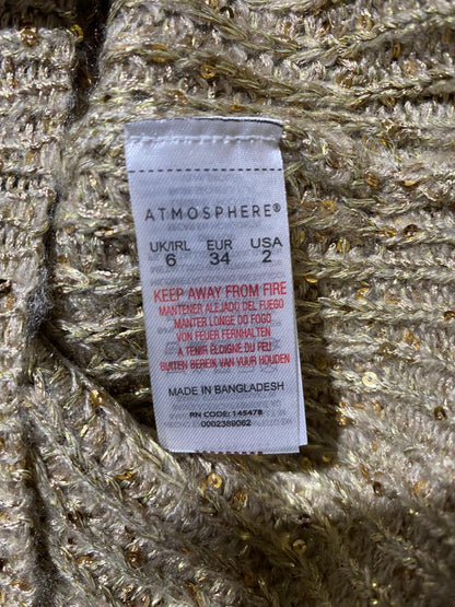 ATMOSPHERE |M| BUST 17| Gold Knit Sweater