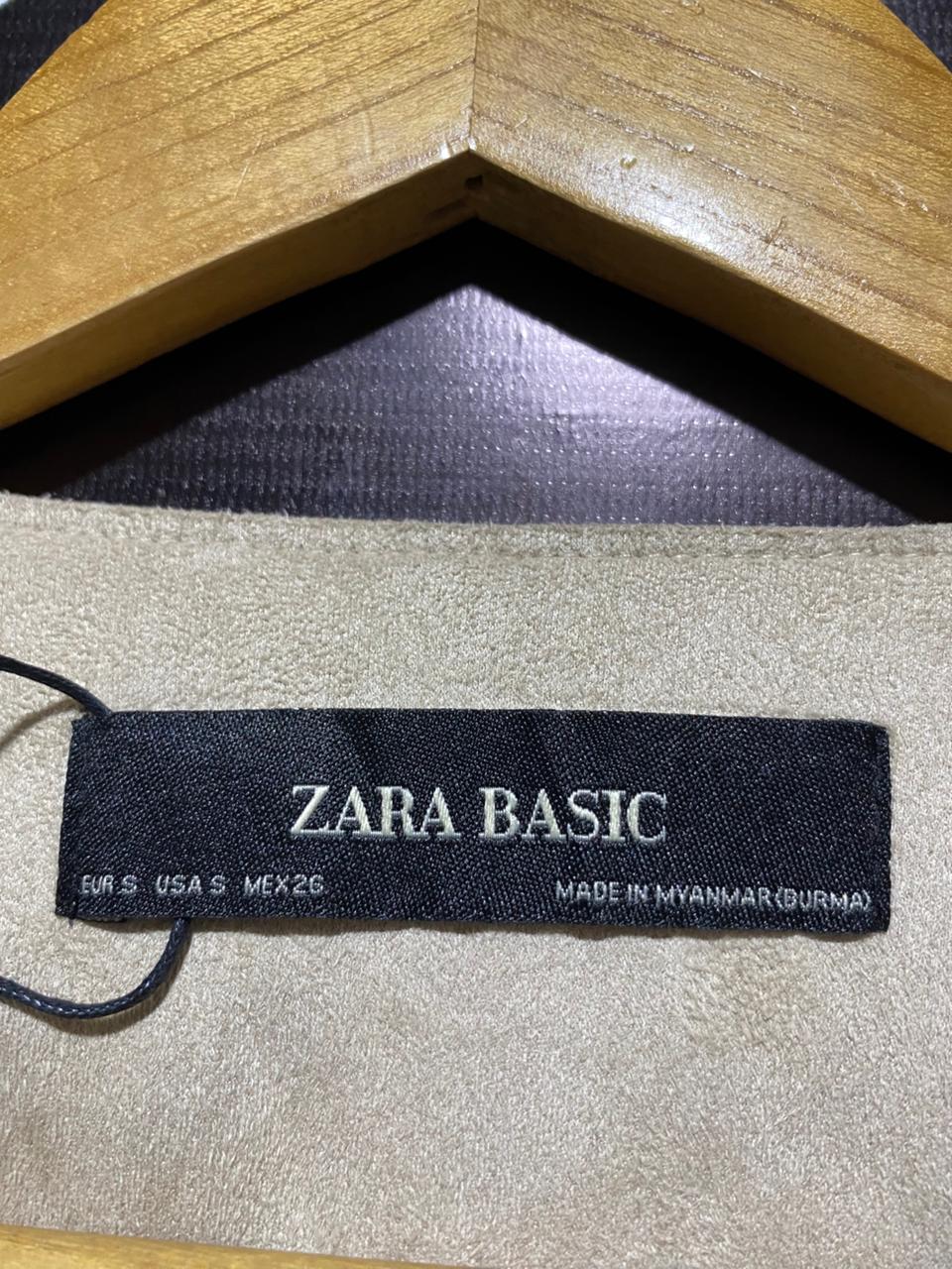 ZARA BASIC |S| BUST 20| Faux Suede Jacket