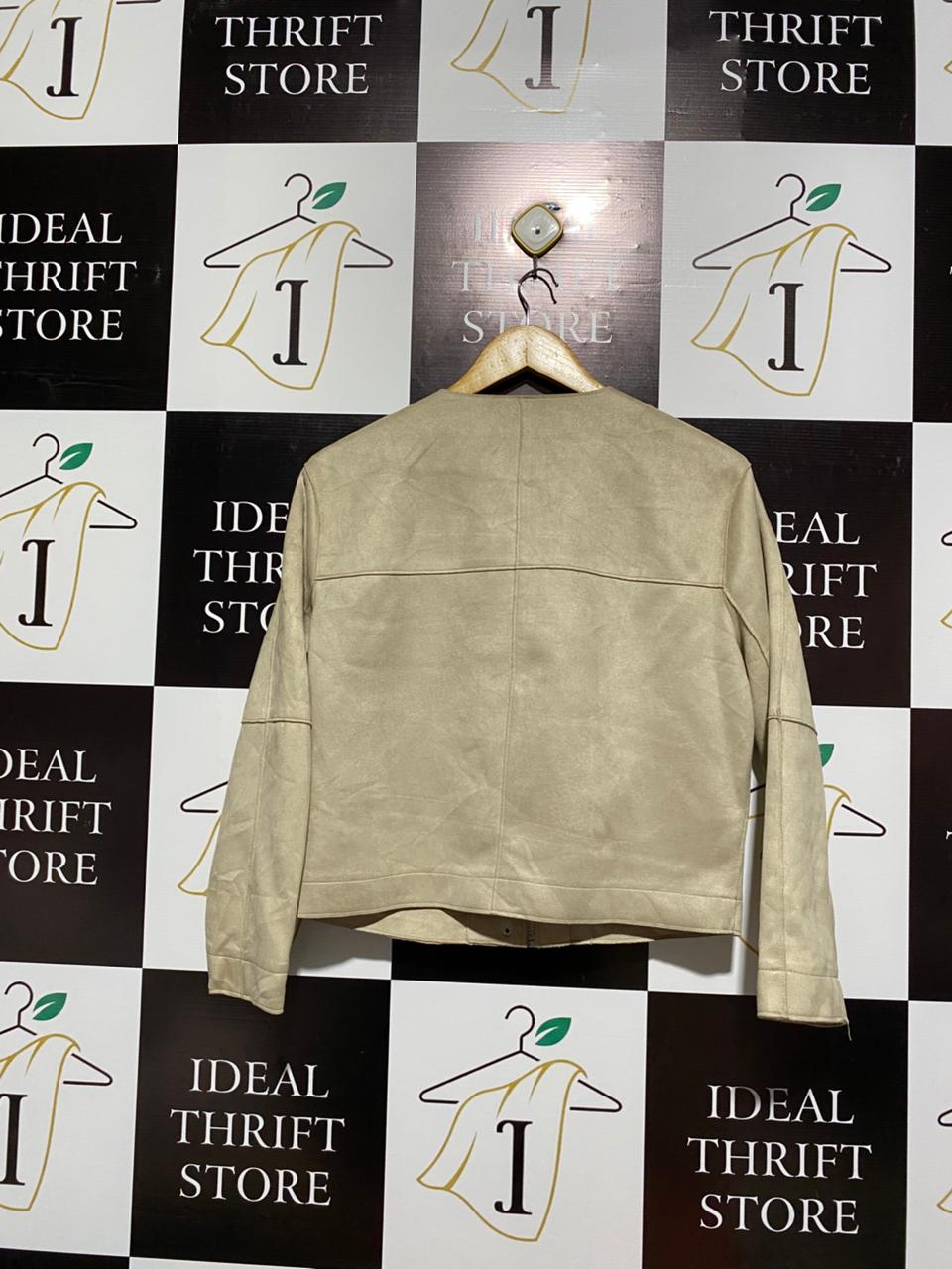 ZARA BASIC |S| BUST 20| Faux Suede Jacket