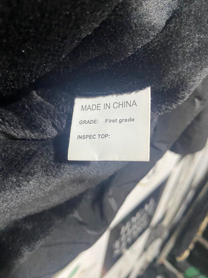 JIN HE CHUAN QI |L| BUST 19| Black Mid-Length Patterned Jacket