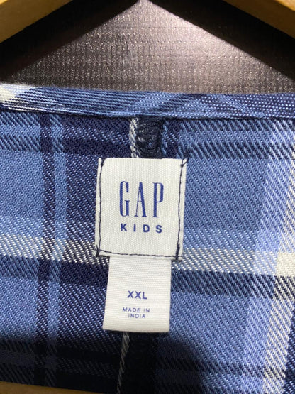 GAP |XXL| BUST 18| Blue Plaid Shirt Dress