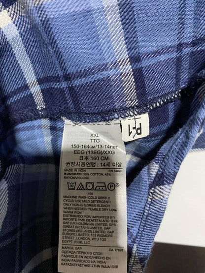 GAP |XXL| BUST 18| Blue Plaid Shirt Dress