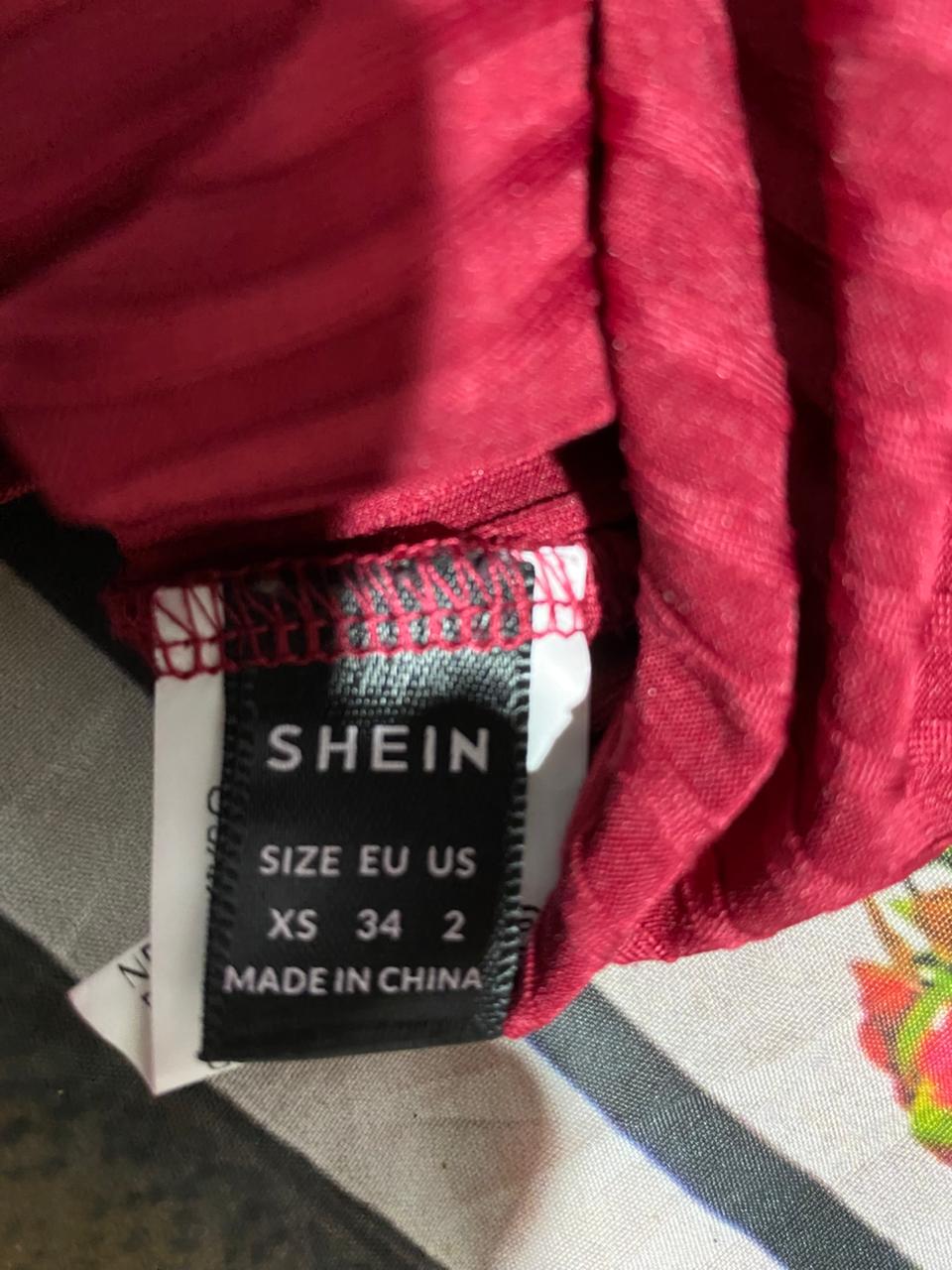SHEIN |XS| BUST 14| B3| Cropped Ribbed Zip-Up Hoodie
