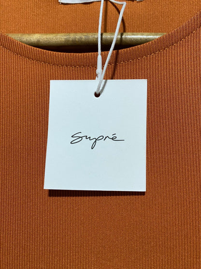 SUPRE |S| BUST 33|Burnt Orange/Terracotta Cut-Out Mini Dress