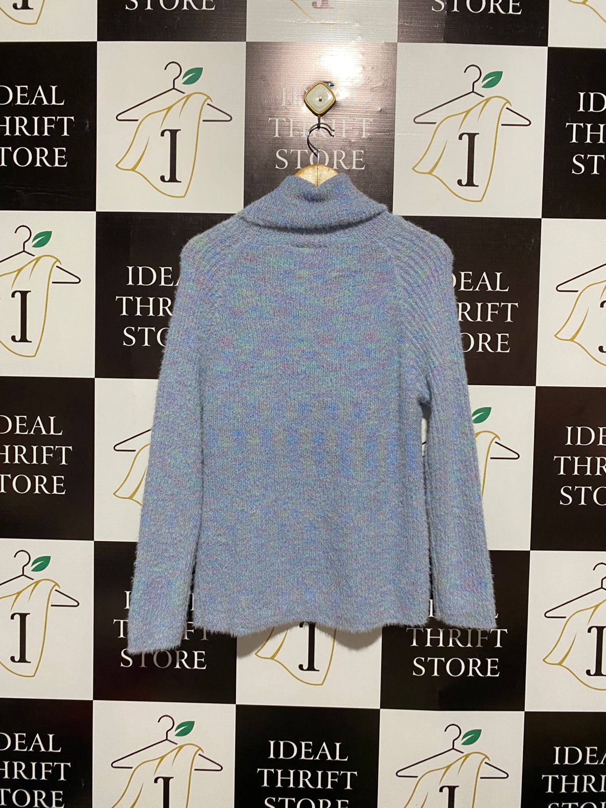 MILLERS |M| BUST 19| Light Blue Cowl Neck Sweater