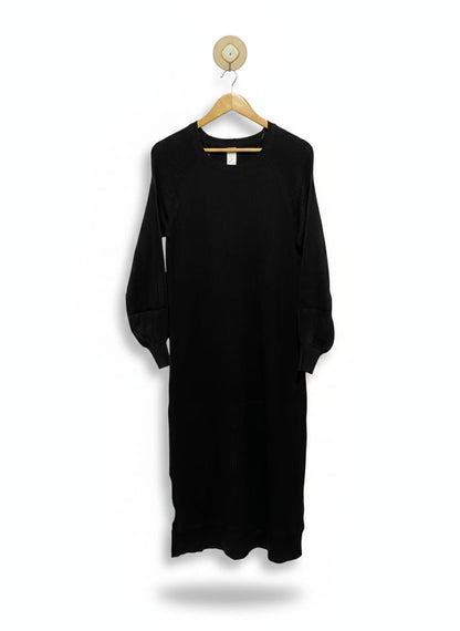 ANKO |M| BUST 17| Black Knit Long-Sleeve Dress