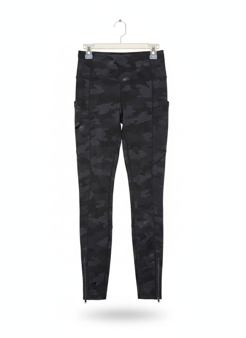 LULULEMON |S| WAIST 26| Dark Camo Performance Leggings