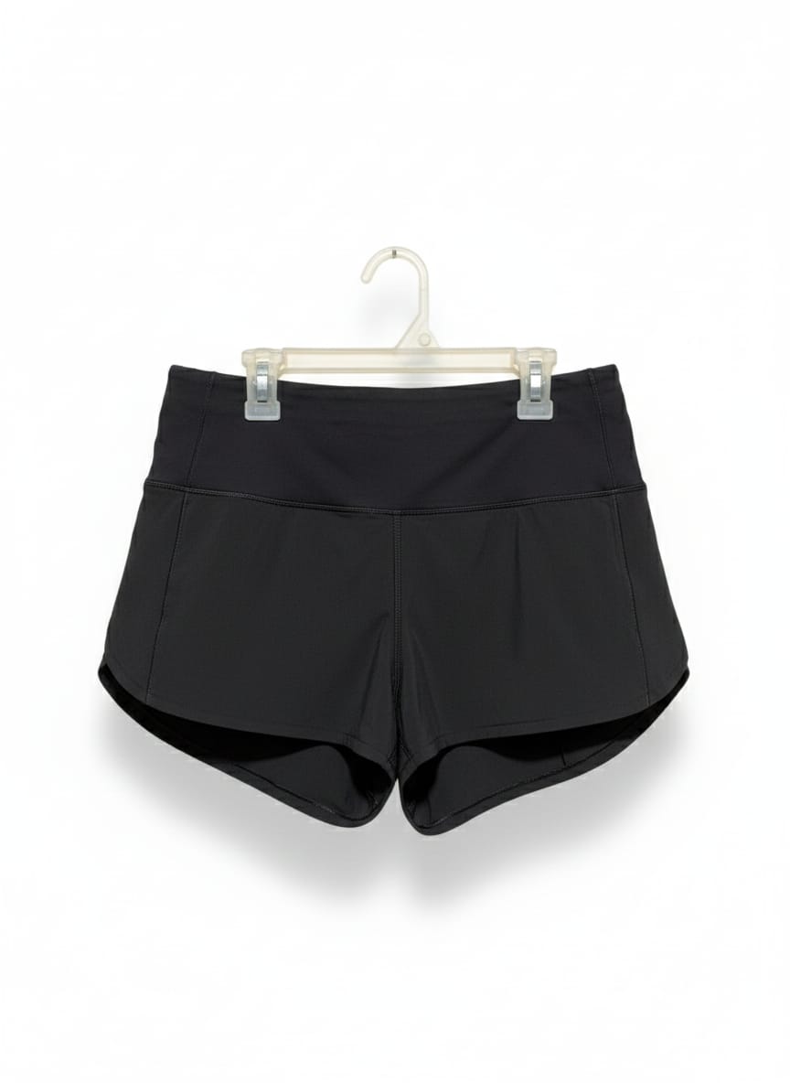 LULULEMON |M| WAIST 28 | Black Lined Running Shorts