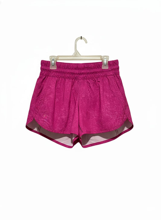 LULULEMON |XS| WAIST 24| Athleta Printed Mesh Racer Run Short