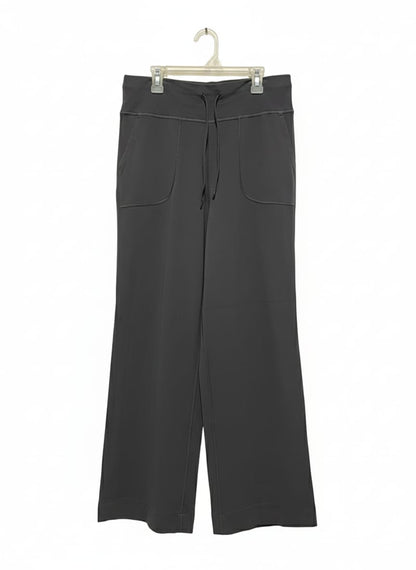 LULULEMON |L| WAIST 30| Women's Dark Grey, Wide-Leg Athletic or Lounge Pants